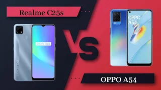 Realme C25s Vs OPPO A54 | OPPO A54 Vs Realme C25s - Full Comparison [Full Specifications]