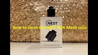 How to clean & re-wick a used mesh coil on the NEST RDA