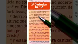 #audiobiblia #lecturabíblica #videocristiano #iglesia 2 Corintios 10:1-6. Pablo, ministerio