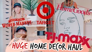 HUGE Home Decor Haul | Target, TJMaxx, Home Goods & World Market