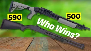 Mossberg 500 vs Mossberg 590 - NOT EVEN FAIR.