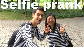Селфи пранк с незнакомыми китайцами // Selfie prank