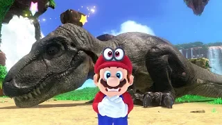 Super Mario Odyssey - All T-Rex Locations