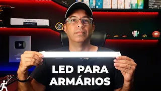 LÂMPADA LED BASTÃO PARA ARMÁRIOS OU EMERGÊNCIA COM BATERIA E SENSOR DE PRESENÇA