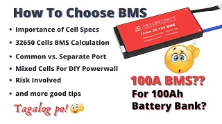 Paano Pumili ng BMS (Battery Management System)