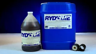 RYDLYME removes scale deposit from pipe