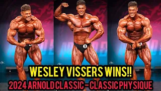 Wesley Vissers WINS 2024 Arnold Classic (Classic Physique)