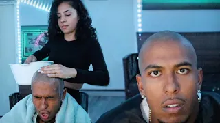 Steph Shaves Tay’s Head BALD