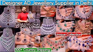 Exclusive Bridal AD Jewellery Collection 2024 | Premium & Designer American Diamond Jewellery Delhi