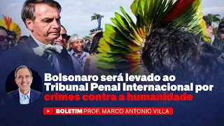 Bolsonaro será levado ao Tribunal Penal Internacional por crimes contra a humanidade