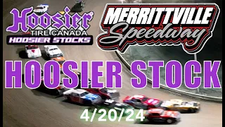 🏁 Merrittville Speedway 4-20-24 HOOSIER STOCK FEATURE RACE - 20 Laps SPRING SIZZLER 🥶😃 Street Stock