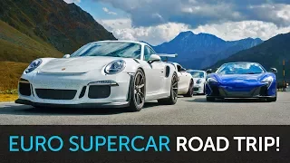 Supercar Europe Road Trip - Porsche, McLaren, AMG and Lotus!
