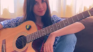 Desert Rose (Sting) Acoustic Cover ||Viktoria Keski Guitar Cover