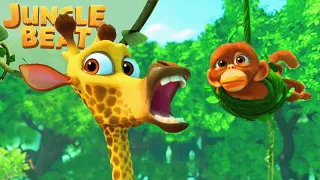 Distracted Rescue | Sticky Situation | Jungle Beat: Munki & Trunk | Kids Cartoon 2024