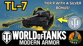 TL-7 II Tier 9 Premium Tank with a SILVER BONUS! II NEW Black Tanks! II WoT Console Awakened Season