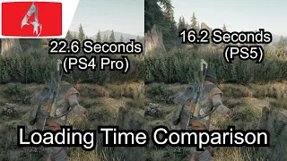 Days Gone PS4 Pro vs PS5 Backward Compatibility Load Time Comparisons