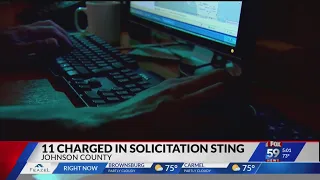 11 charged in child solicitation sting