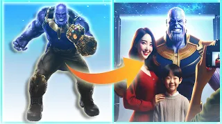 ADVENGERS WITH KOREAN WOMEN AND CHILDREN 💥 All Character Marvel & Dc #marvel #avengers #cartoon