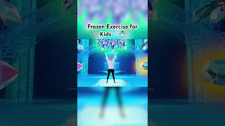 Check out the Frozen Exercise for Kids! ❄️⛄️ #misslinky