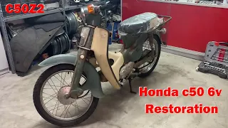 Honda C50 restoration #honda #hondac50 #restoration