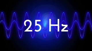 25 hz clean sine wave BASS TEST TONE frequency