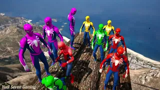 GTA 5 Epic Ragdolls | Spider-Man Jumps/Fails ep.144