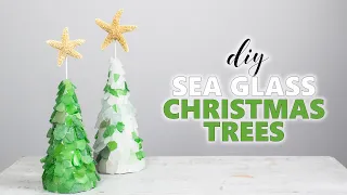 DIY Sea Glass Christmas Tree