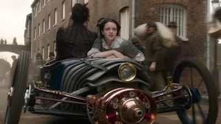 The Nevers S1E1 - penance, Mrs True and Myrtle escapes in a prototype electric car.