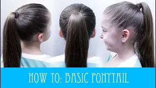 HOW TO DO A BASIC HIGH PONYTAIL! ❤️