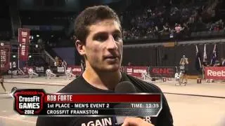 CrossFit Games Regionals 2012 - Event Summary: Australia Men's Workout 2