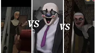 TEASER BATTLE | EVIL NUN 2 VS ICE SCREAM 4 VS EVIL NUN MAZE