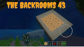 Minecraft закулисье уровень 43 Водный мир The backrooms level 43 Water world.