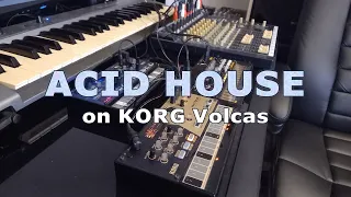 Deep Dive into Acid House using KORG Volcas (Like it was 1987)