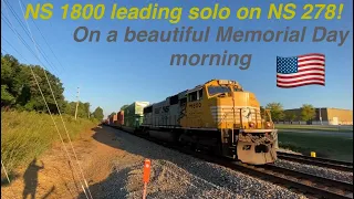 NS 1800 leads NS 278 solo with a friendly engineer