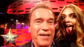 Arnold Schwarzenegger Impressions with Cara, Khaleesi, Tinie and Jake - The Graham Norton Show