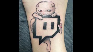 Ludwig got a tattoo of the Twitch logo for charity