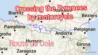 Crossing The Pyrenees by motorcycle. Pt 1.