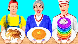 Кулинарный Челлендж: Я против Бабушки | Битвы с едой от BaRaDa Challenge