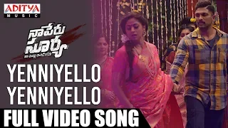 Yenniyello Yenniyello  FullVideoSong |Naa Peru Surya Naa illu India || Allu ArjunHits | Aditya Music