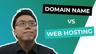 Domain Name vs Web Hosting Explained in Less Than 2 Minutes