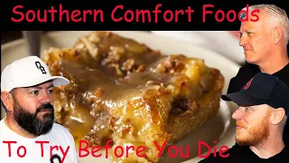 Southern Comfort Foods You Need To Try Before You Die REACTION!! | OFFICE BLOKES REACT!!