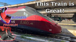 The BETTER Italian High-Speed Train! Italo Premium and Club Class Review