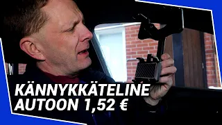 Kännykkäteline autoon videokuvausta varten, 1,52 €