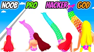 Mermaid Stack - NOOB vs PRO vs HACKER vs GOD