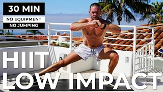 30 Min INTENSE Low Impact HIIT Workout | No Jumping, No Equipment