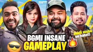 INSANE GAMEPLAY WITH THE INSANE SQUAD 🔥 | New *FUNNY* BGMI Highlight Video 🤣😂