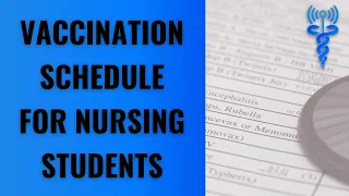 VACCINATION SCHEDULE FOR NURSING STUDENTS | Tips & Mnemonics