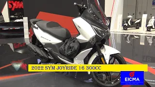 2022 SYM Joyride 16 300cc  Scooter Walkaround Eicma 2021