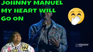 JOHNNY MANUEL - My Heart Will Go On (Celine Dion) - The Voice Australia Grand Final REACTION