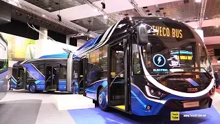 2020 Iveco Crealis In-Motion Charging Electric Trolley Bus - Exterior Interior Walkaround